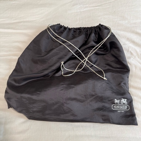 Coach Madison Audrey Chain Bag Anthracite Metallic Dark Silver - Picture 15 of 15